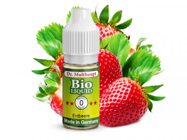 Erdbeer Bio-Liquid von Dr. Multhaupt