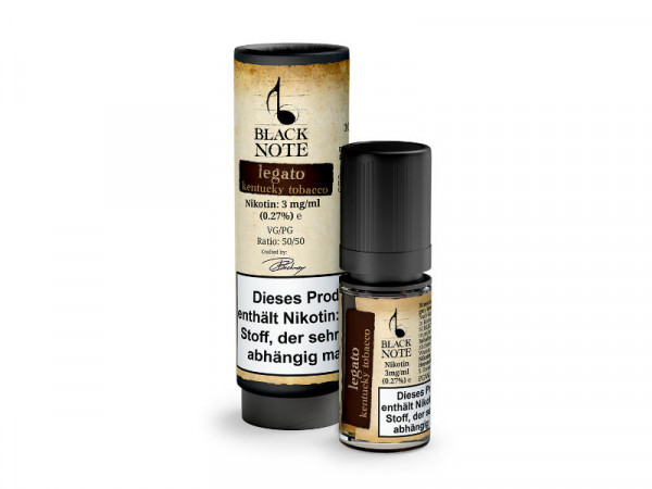 Black Note legato Liquid aus echten Kentucky Tabak