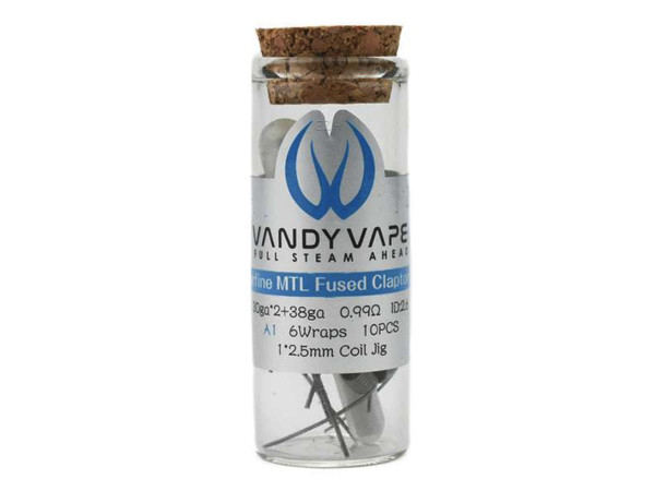 Vandy Vape Prebuilt A1 Superfine MTL Fused Clapton Coil 0,99 Ohm - P8