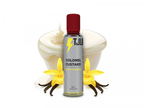 T-Juice-Sweets-and-Desserts-Colonel-Custard-20ml-Longfill-Aroma