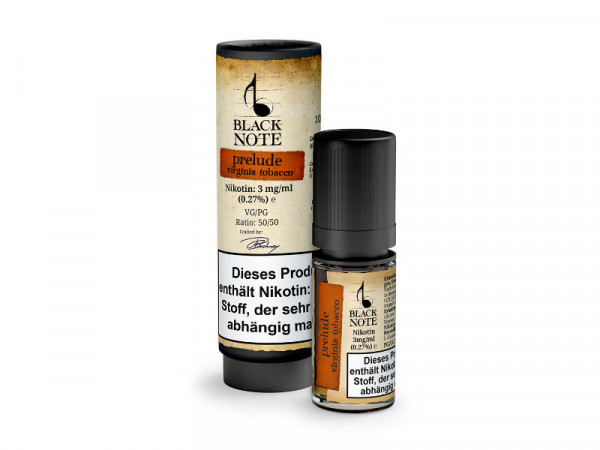 Black Note prelude Tabak Liquid Virginia